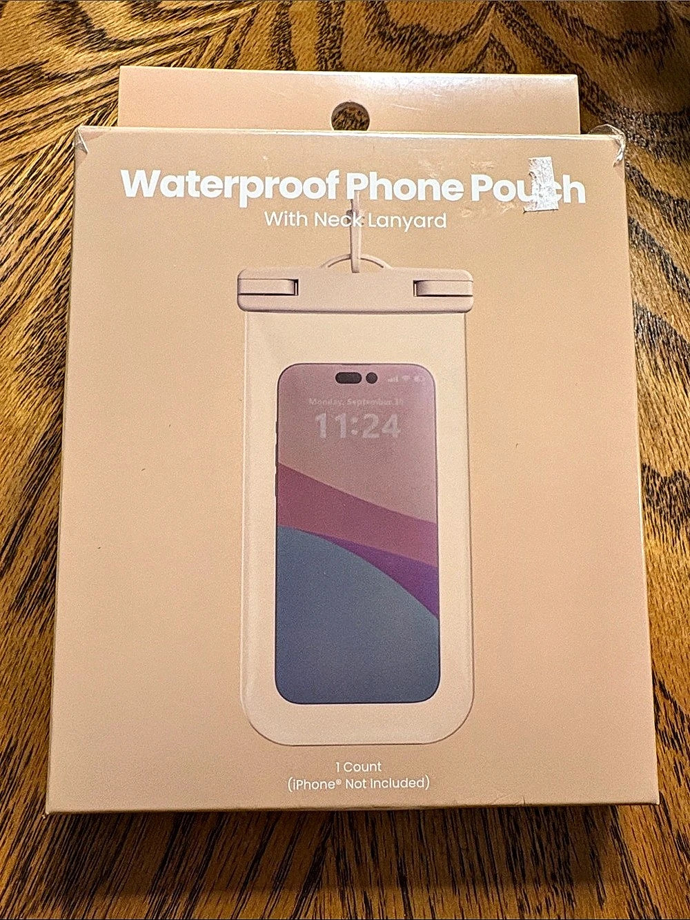 Waterproof Phone Pouch with Neck Lanyard NWT